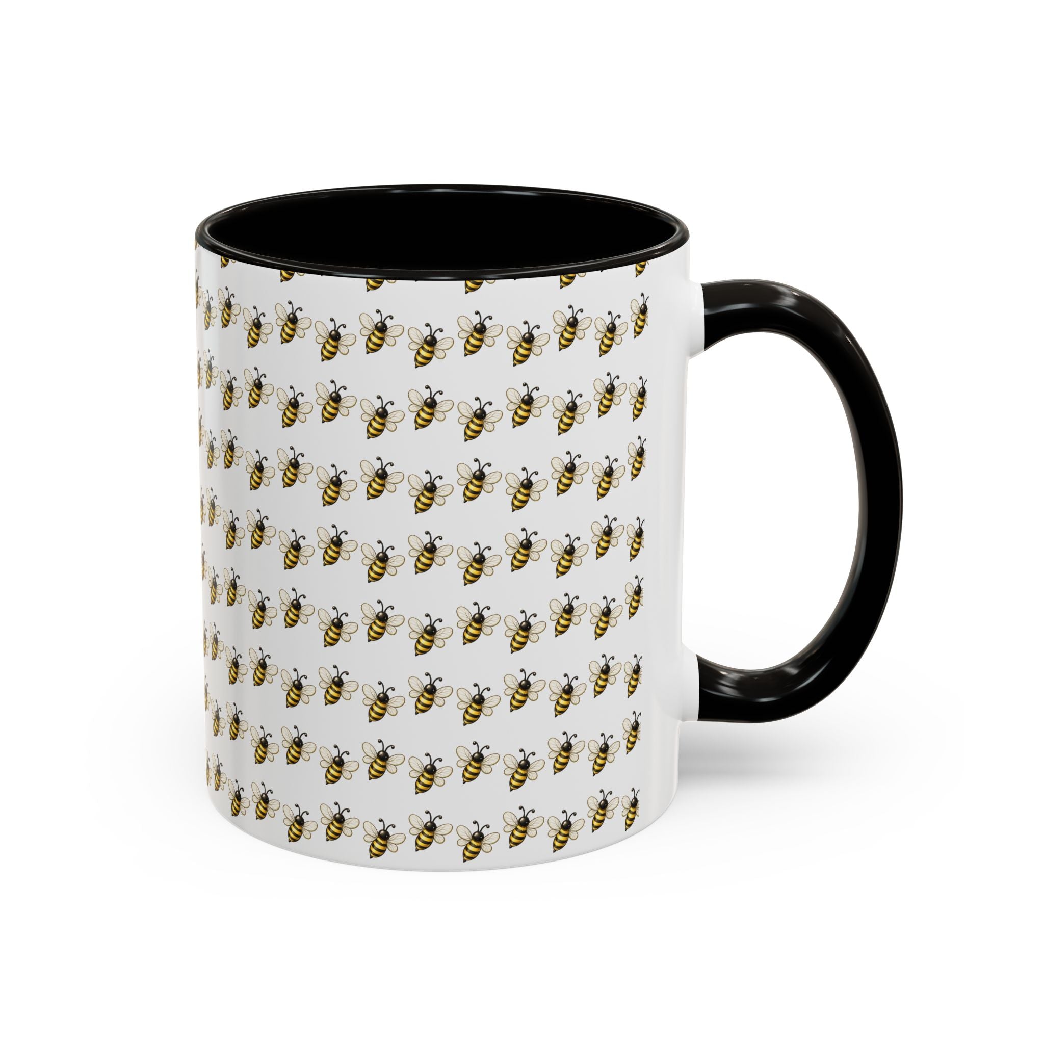 Honey Bee Pattern Mug | Ceramic Coffee Cup