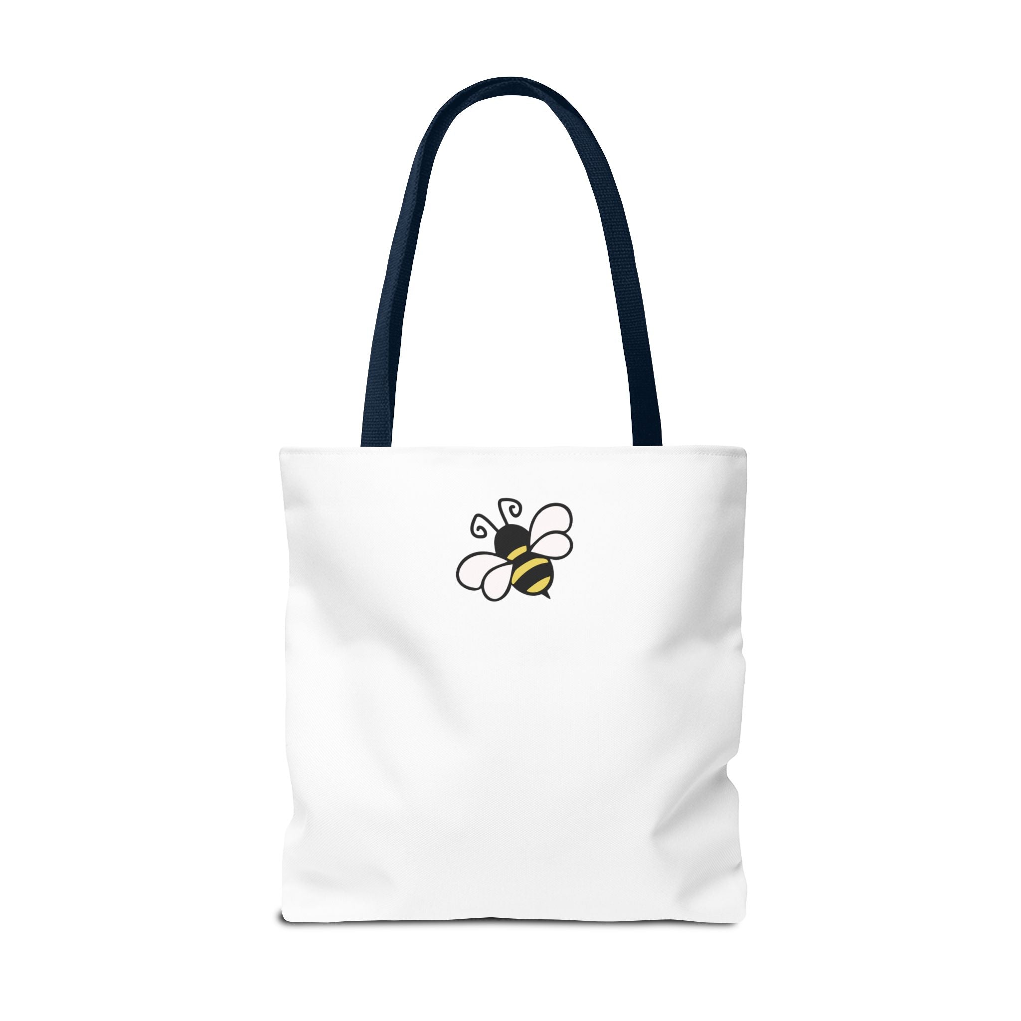 Sew Bee-utiful Tote Bag White | bee sewing craft motif
