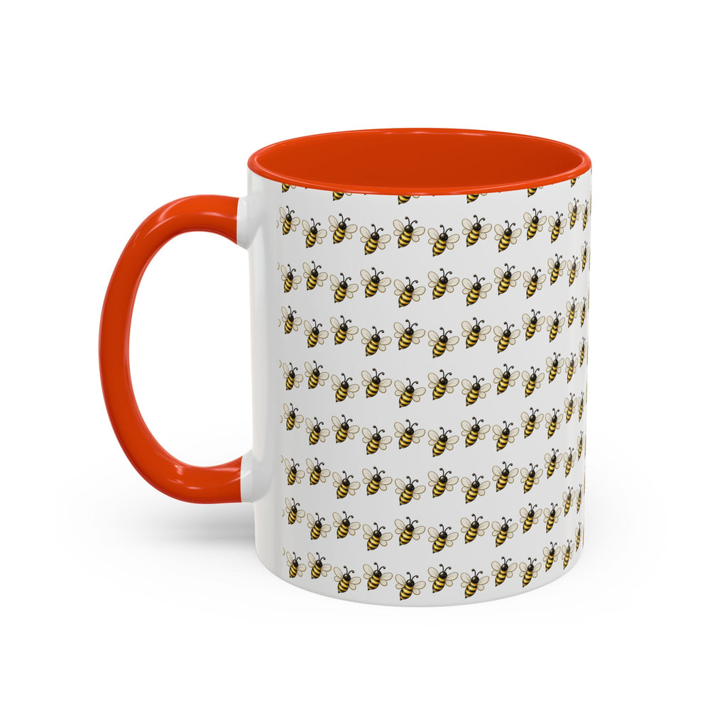 Honey Bee Pattern Mug | Ceramic Coffee Cup