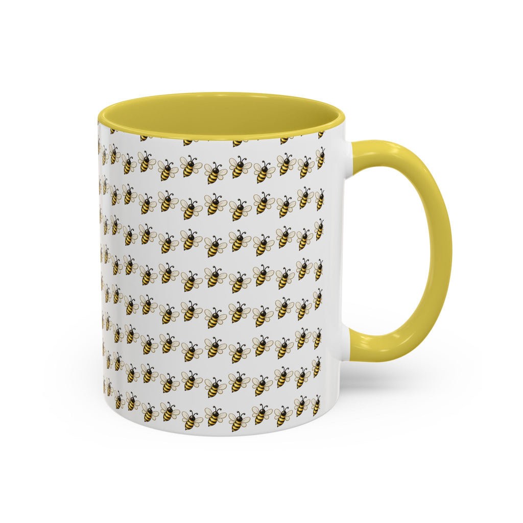 Honey Bee Pattern Mug | Ceramic Coffee Cup