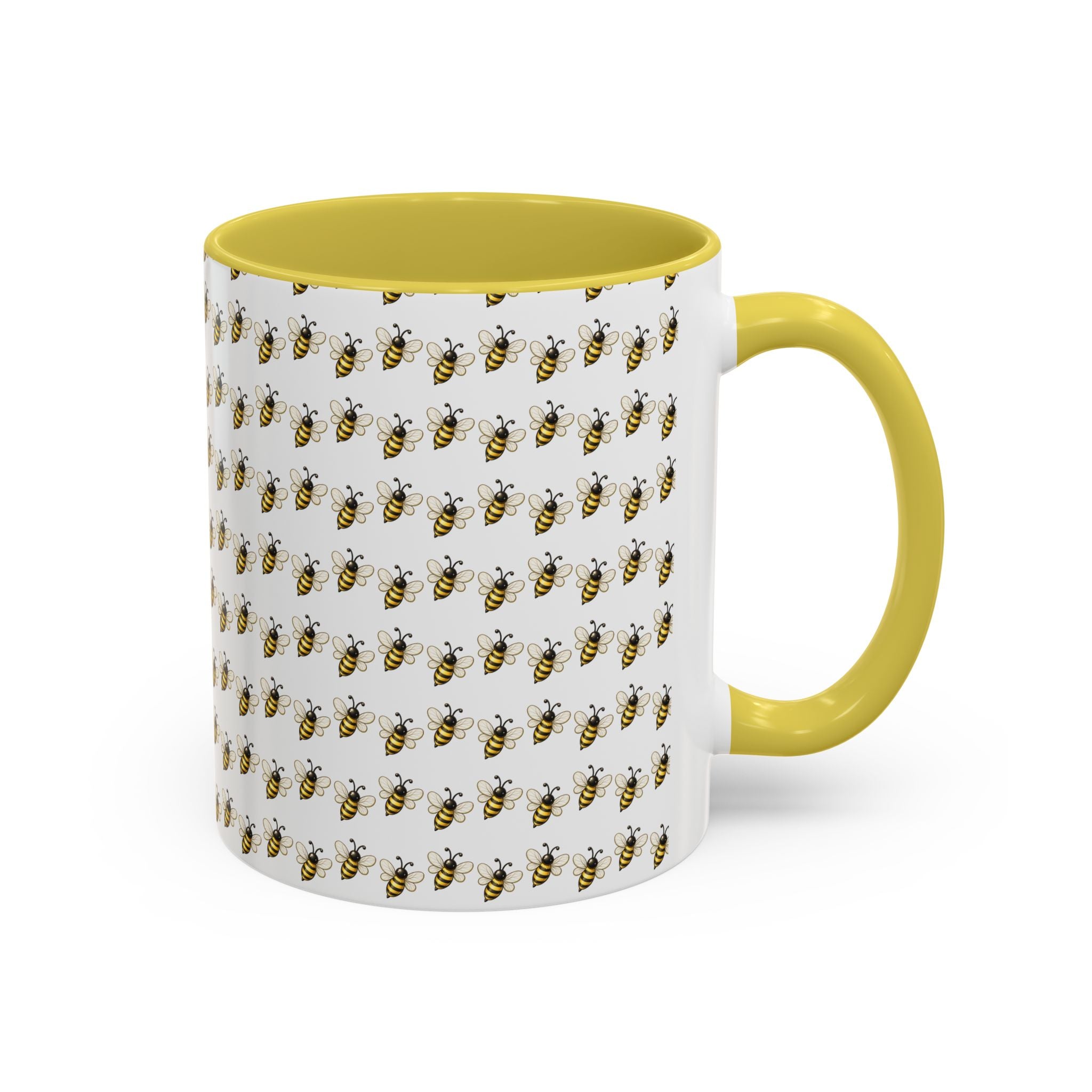 Honey Bee Pattern Mug | Ceramic Coffee Cup