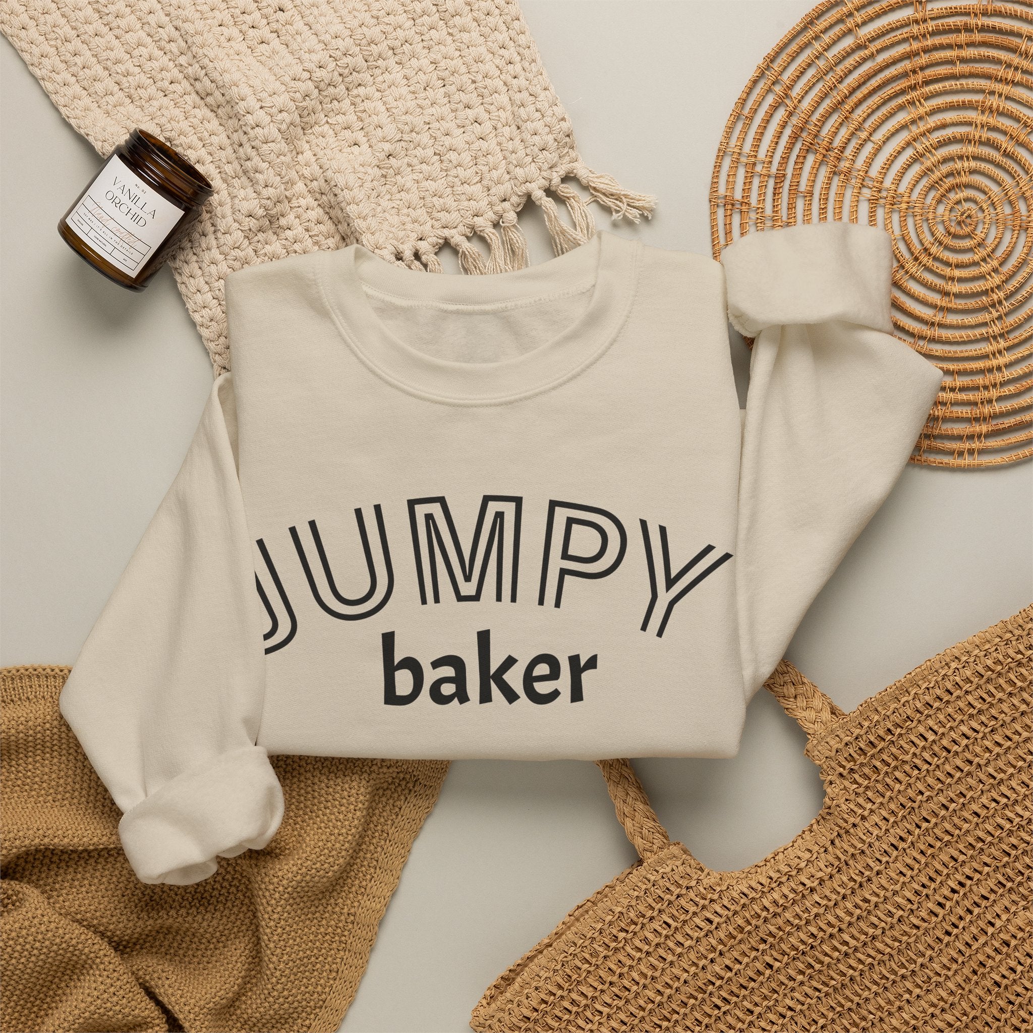 Jumpy Baker Sweatshirt | Hoppy to Bake For You