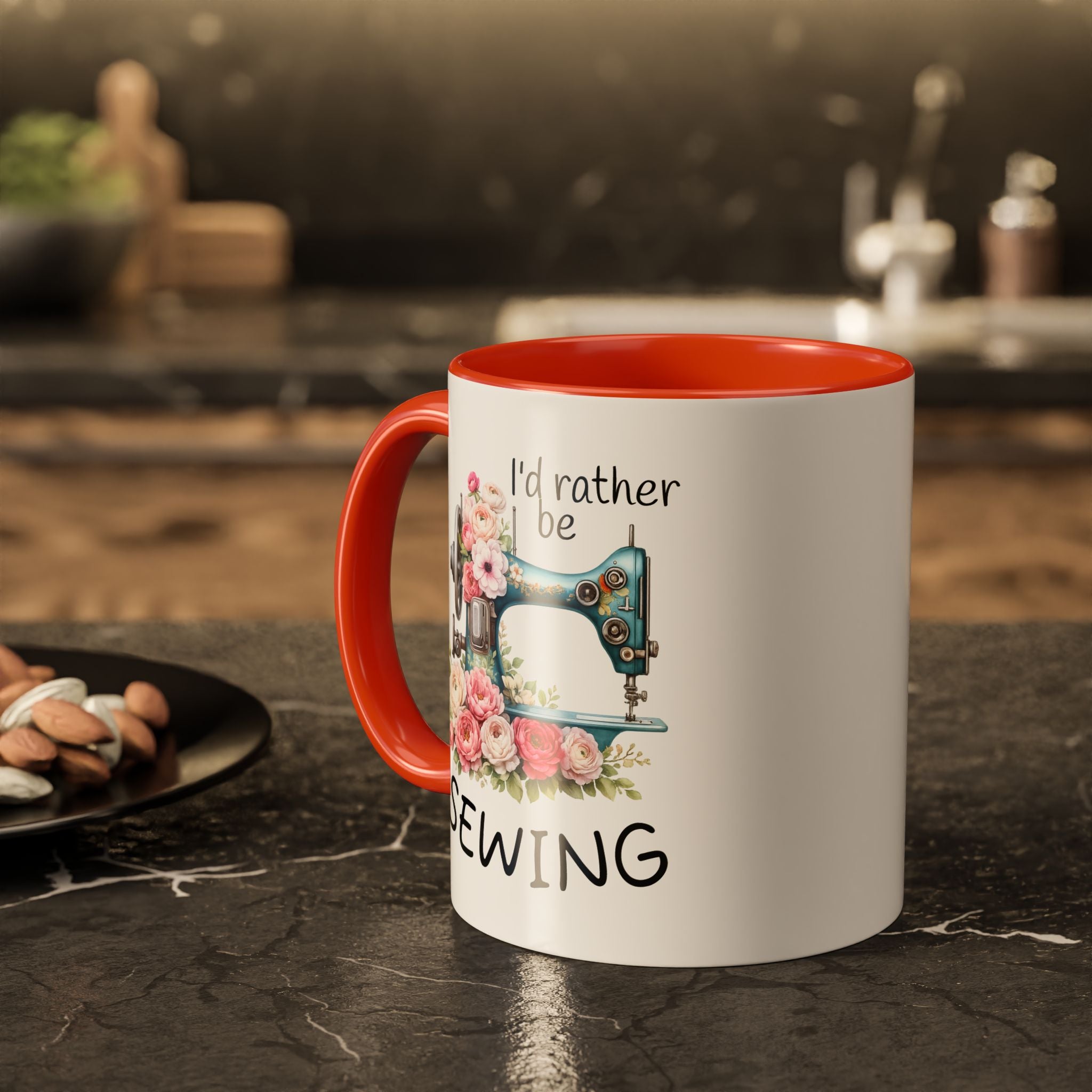 Colorful Camper Van Illustration Mug | Ceramic