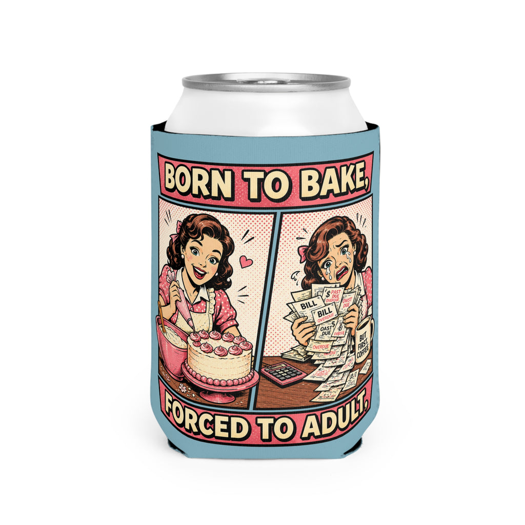 born to bake | Koozie