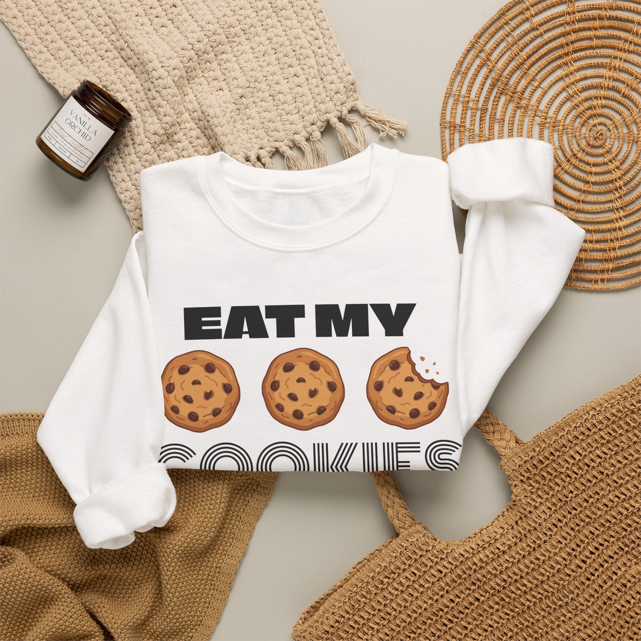 Chocolate Chip Cookies sweatshirt | cookie design