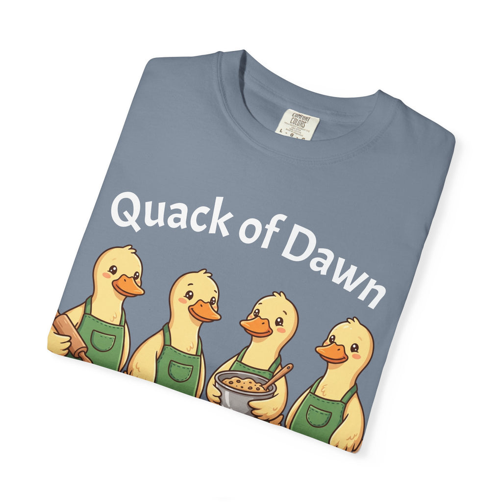 Quack of Dawn Baking Crew T-shirt | Duck Bakers Illustration