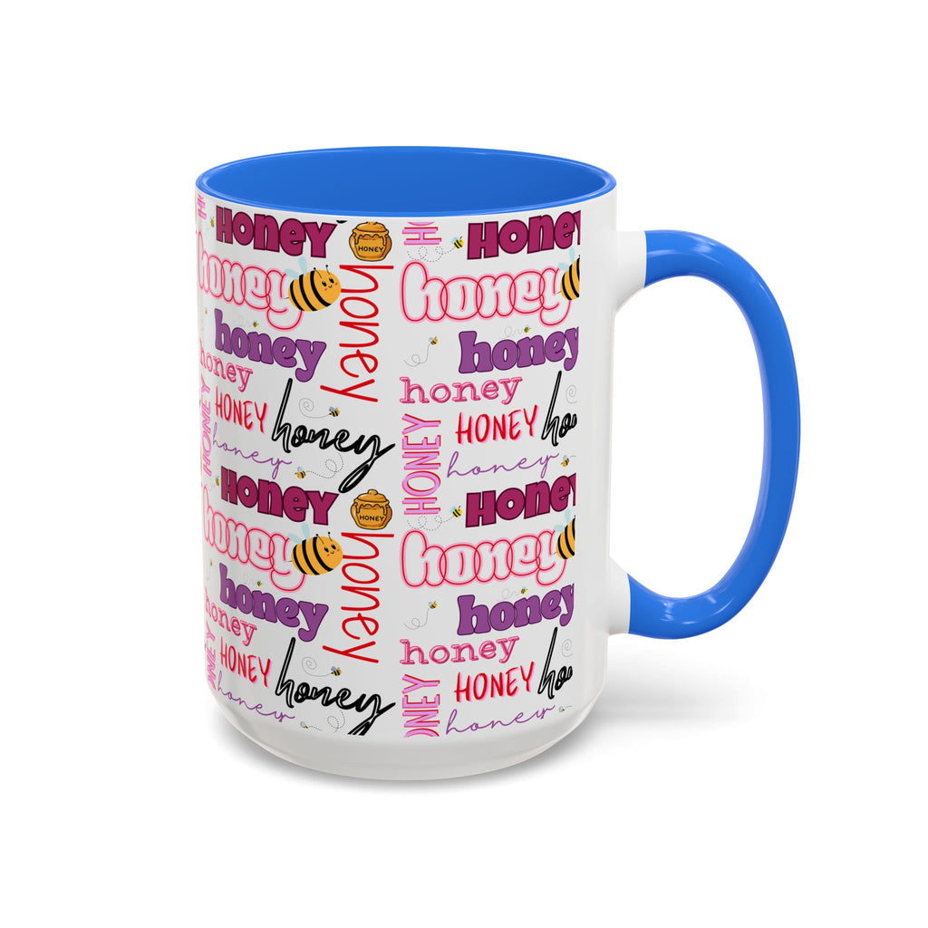 Honey Script Pattern Mug | Colorful Ceramic Mug