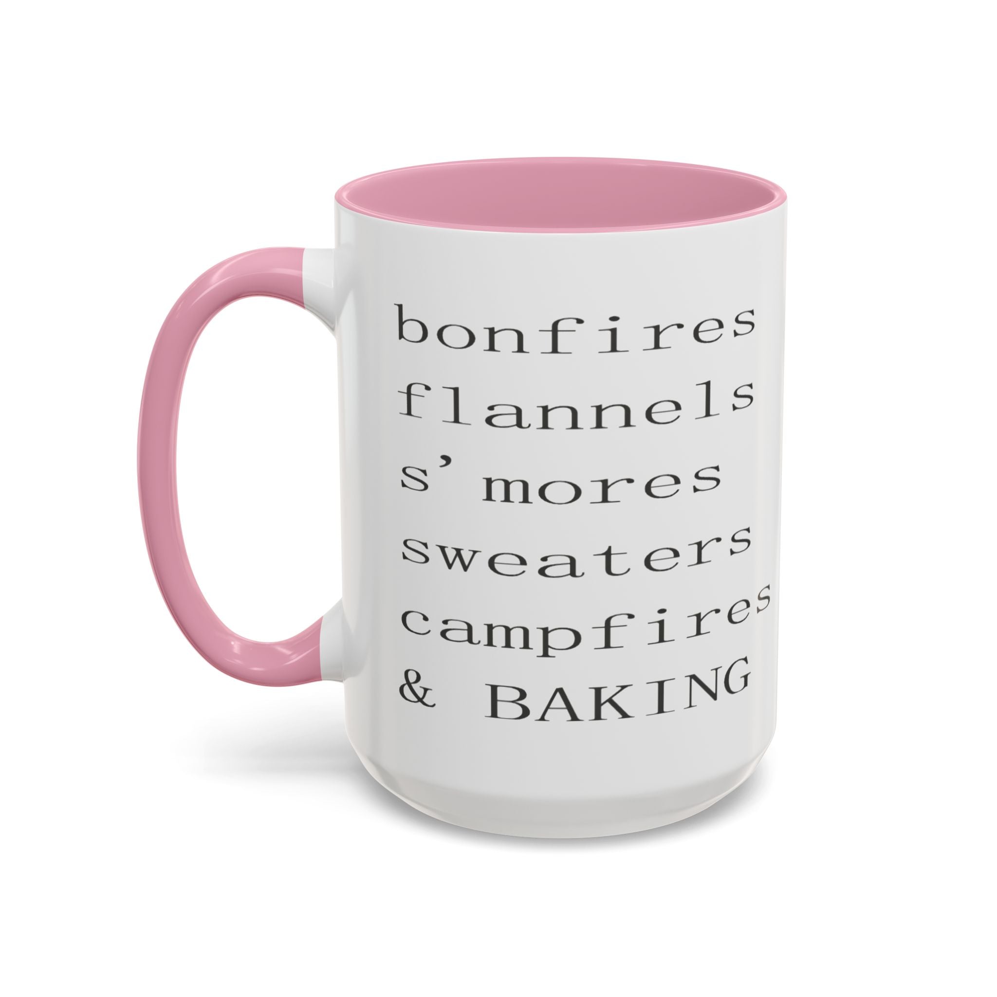Minimalist Line Text Coffee Mug | Color Accent Mug