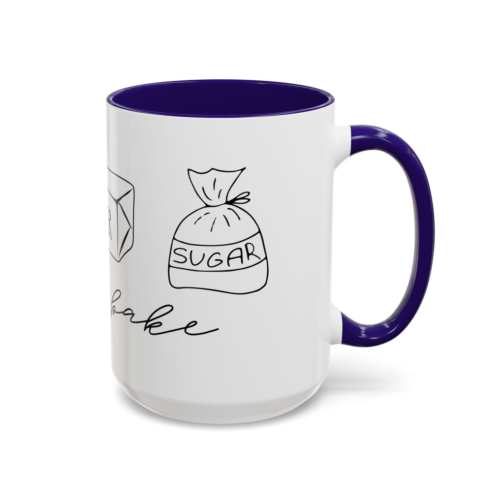 Baking Ingredients Illustration Mug | Ceramic Mug