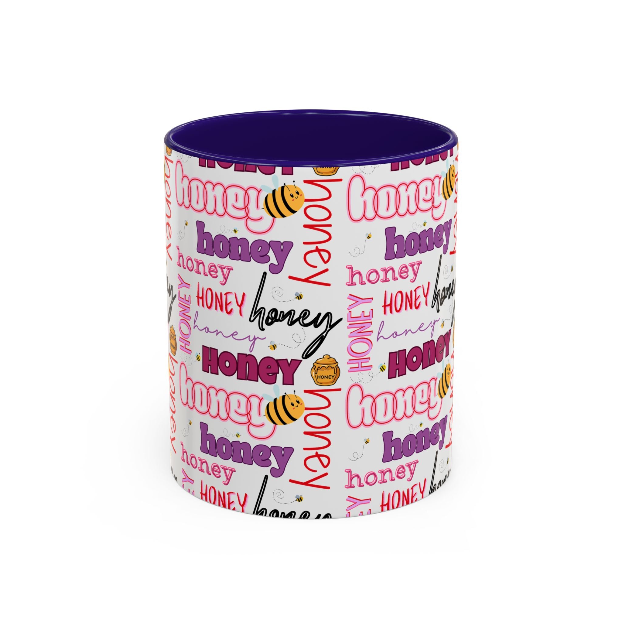 Honey Script Pattern Mug | Colorful Ceramic Mug
