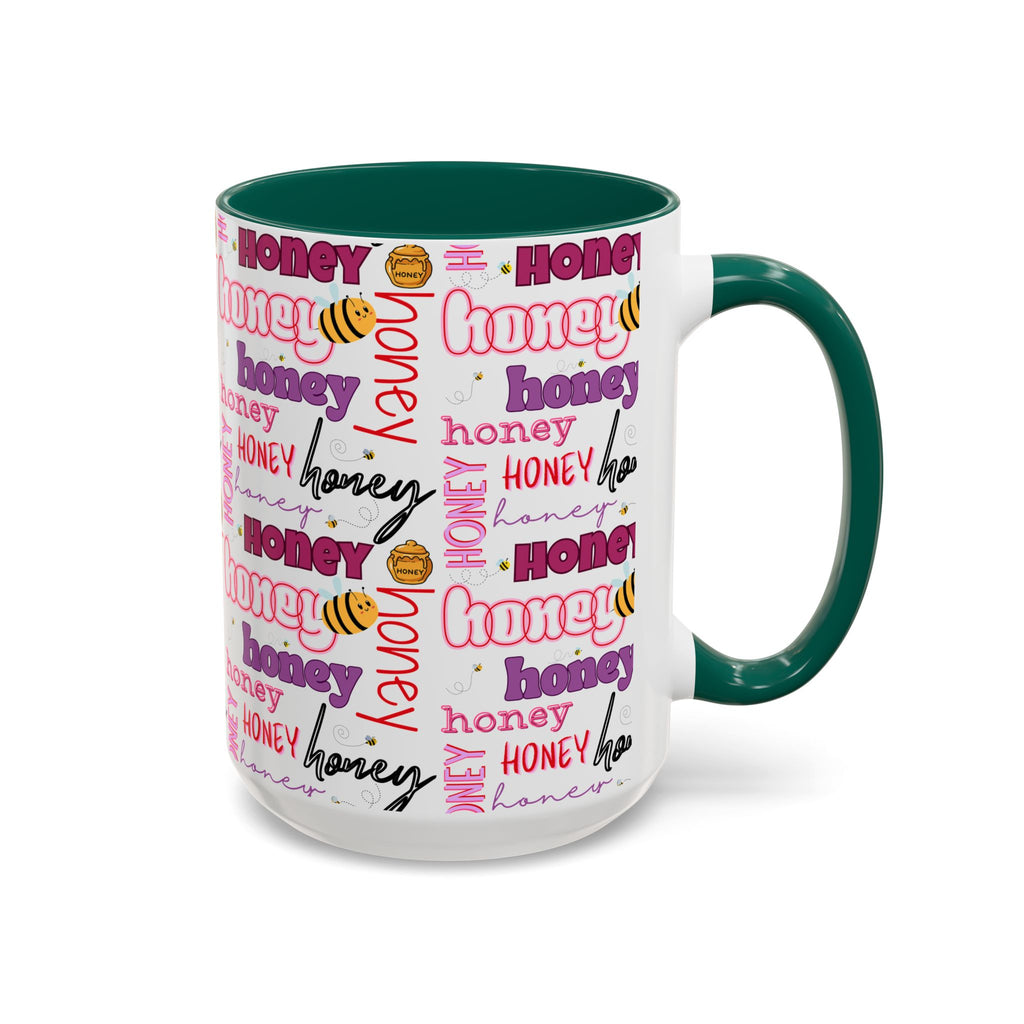Honey Script Pattern Mug | Colorful Ceramic Mug