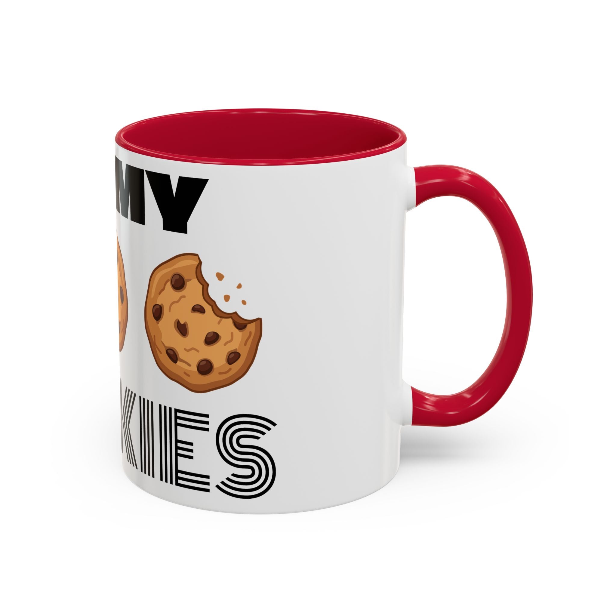 Eat My Cookies Mug | Chocolate Chip Cookie Illustration