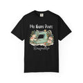 Sewing Lover T-Shirt — "My Happy Place" Vintage Sewing Machine Tee