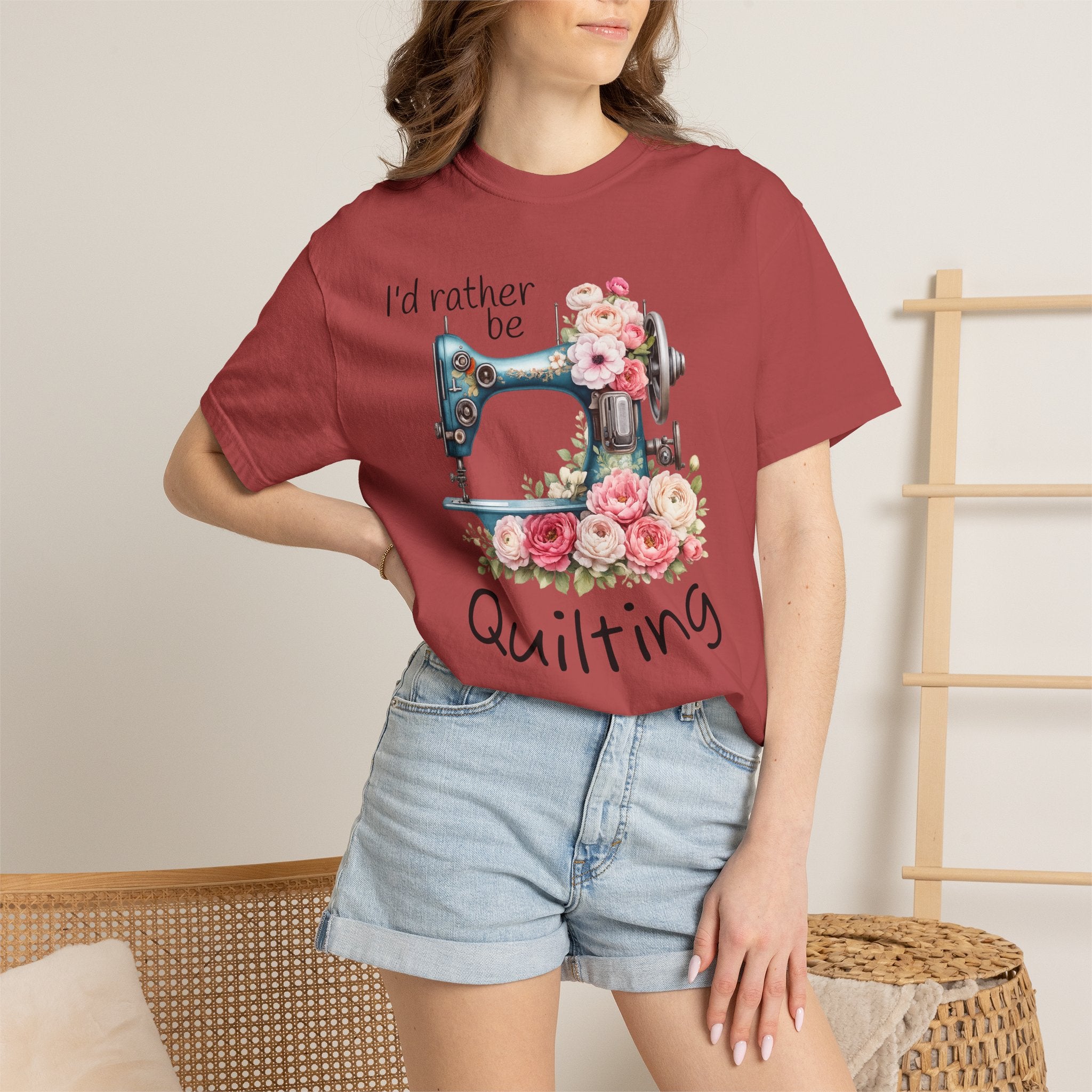 I'd Rather Be Quilting | T-Shirt
