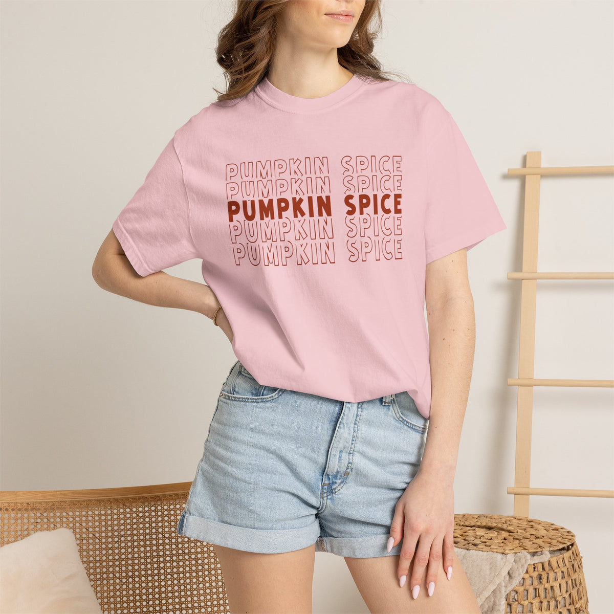 Pumpkin Spice Repeat T-Shirt — Fall Seasonal Graphic Tee