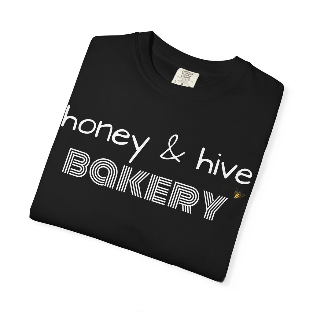Honey & Hive Bakery T-shirt | Retro Script Logo