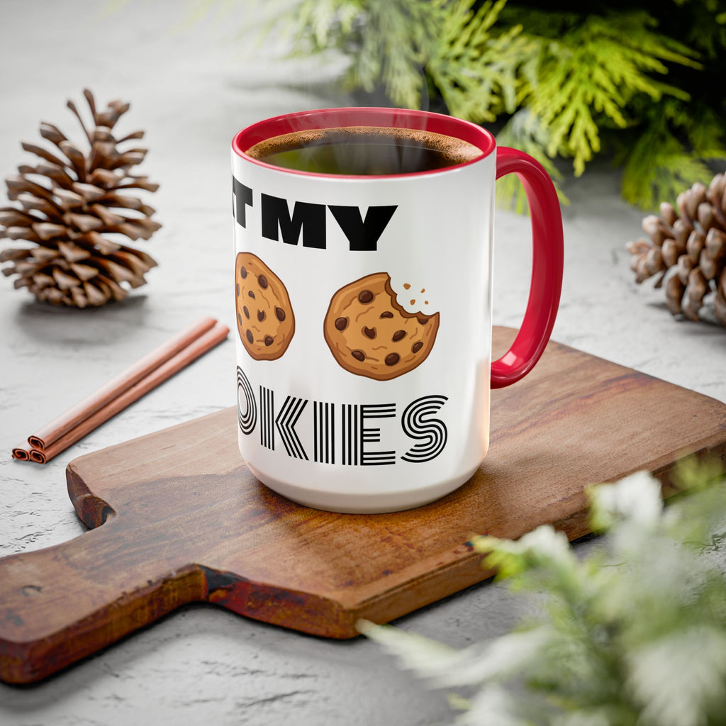 Eat My Cookies Mug | Chocolate Chip Cookie Illustration