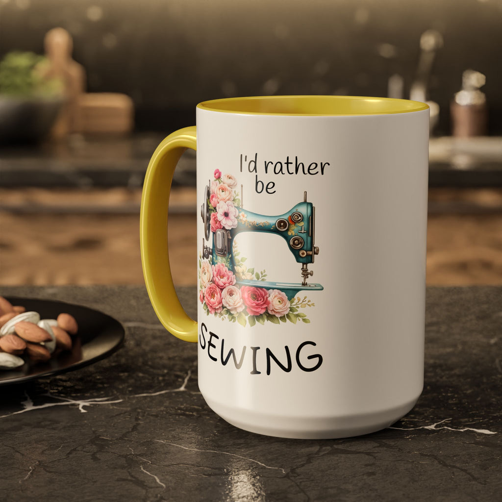 Colorful Camper Van Illustration Mug | Ceramic