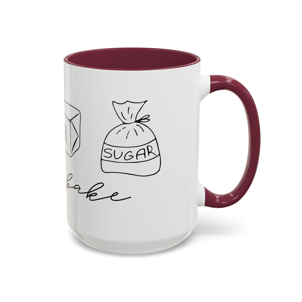 Baking Ingredients Illustration Mug | Ceramic Mug