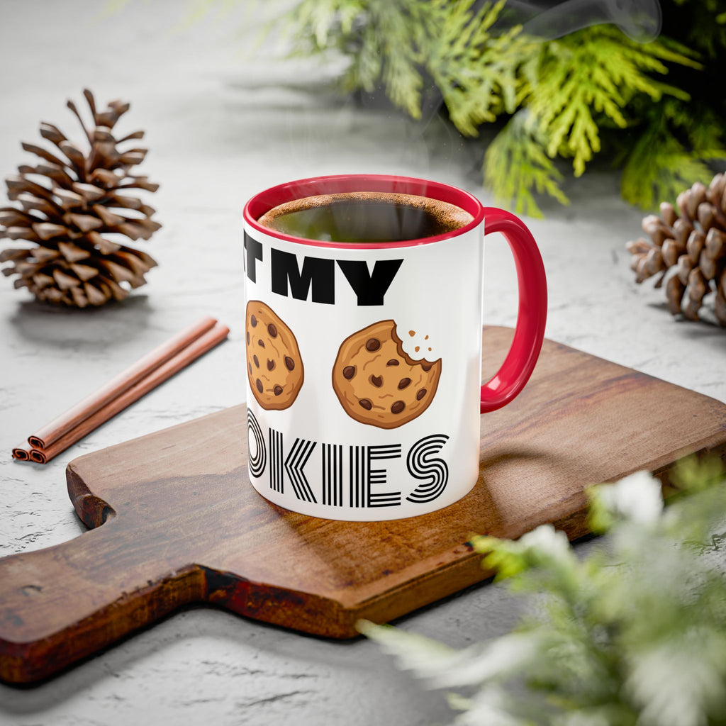 Eat My Cookies Mug | Chocolate Chip Cookie Illustration