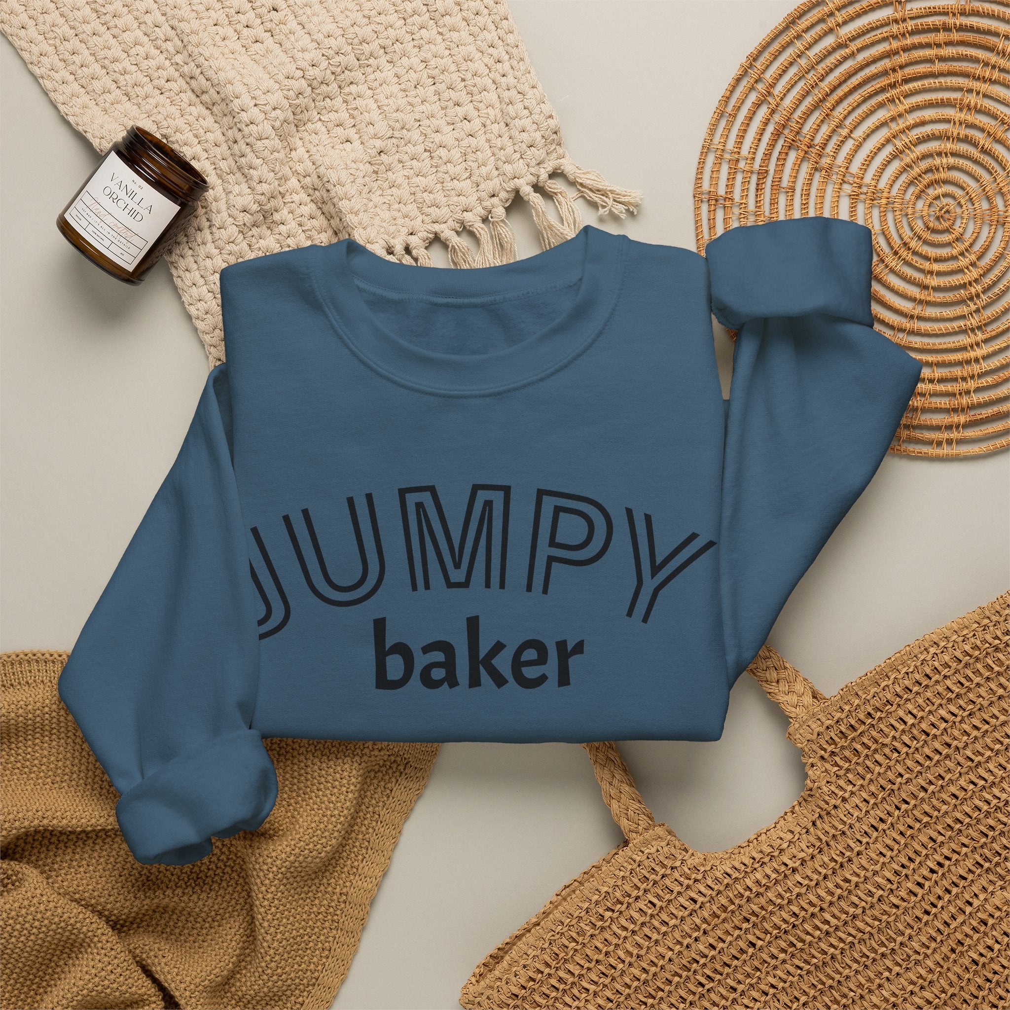 Jumpy Baker Sweatshirt | Hoppy to Bake For You