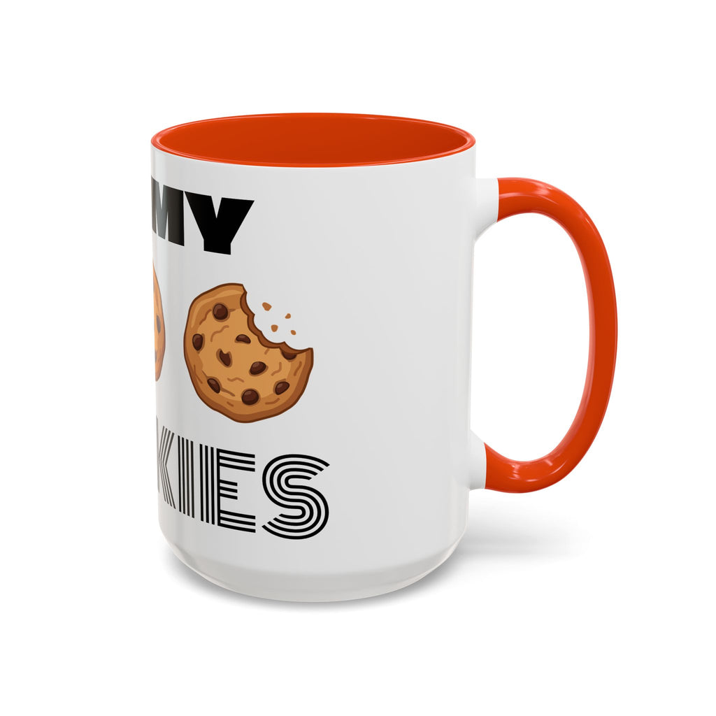 Eat My Cookies Mug | Chocolate Chip Cookie Illustration