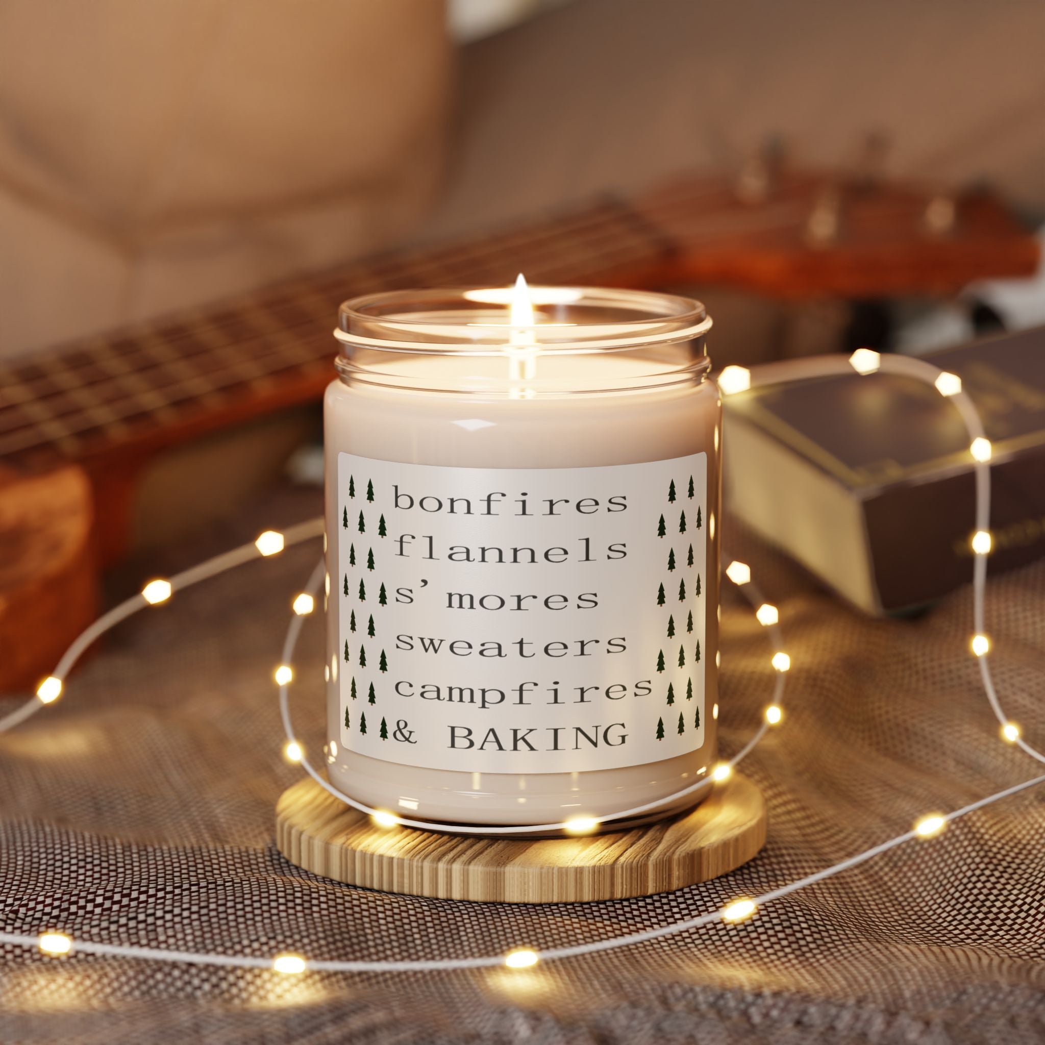 bonfires flannels s'mores sweaters campfires & baking Candle