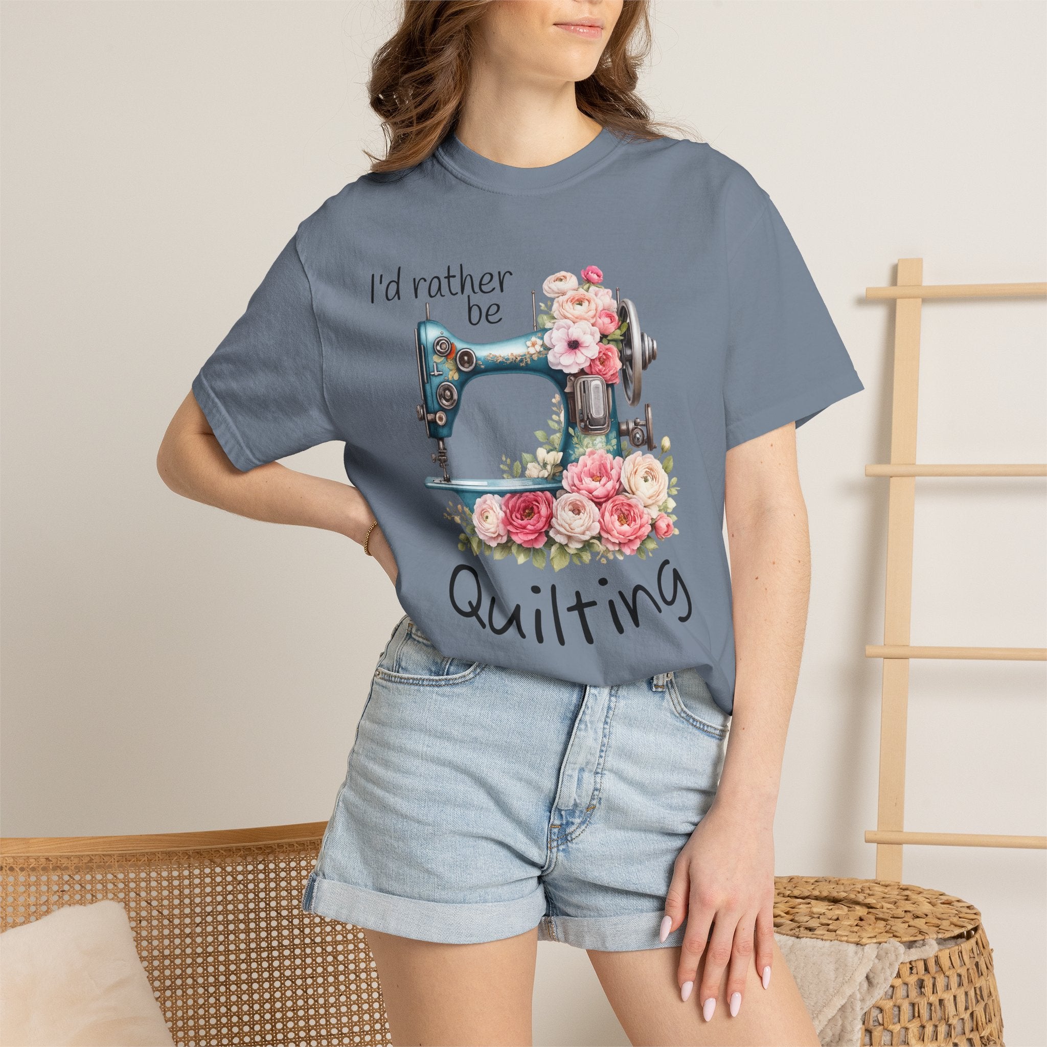 I'd Rather Be Quilting | T-Shirt
