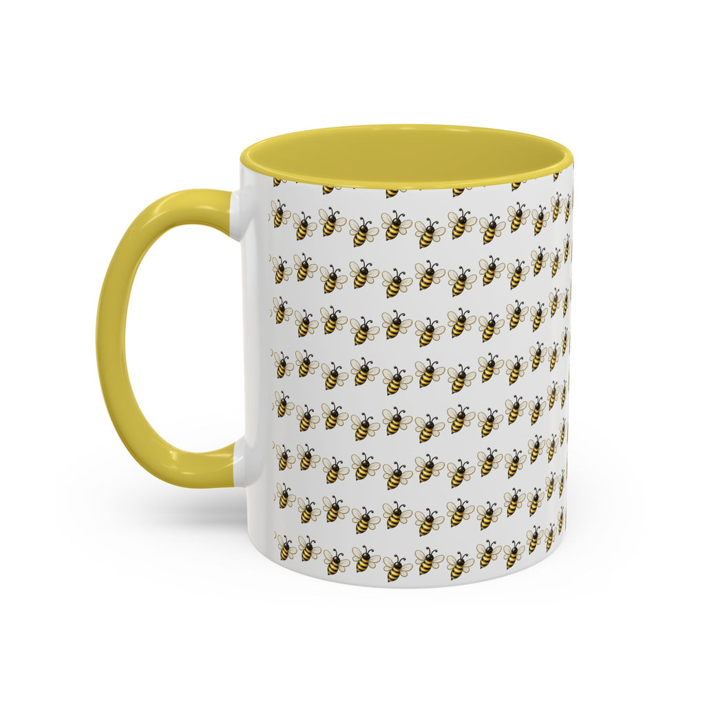 Honey Bee Pattern Mug | Ceramic Coffee Cup