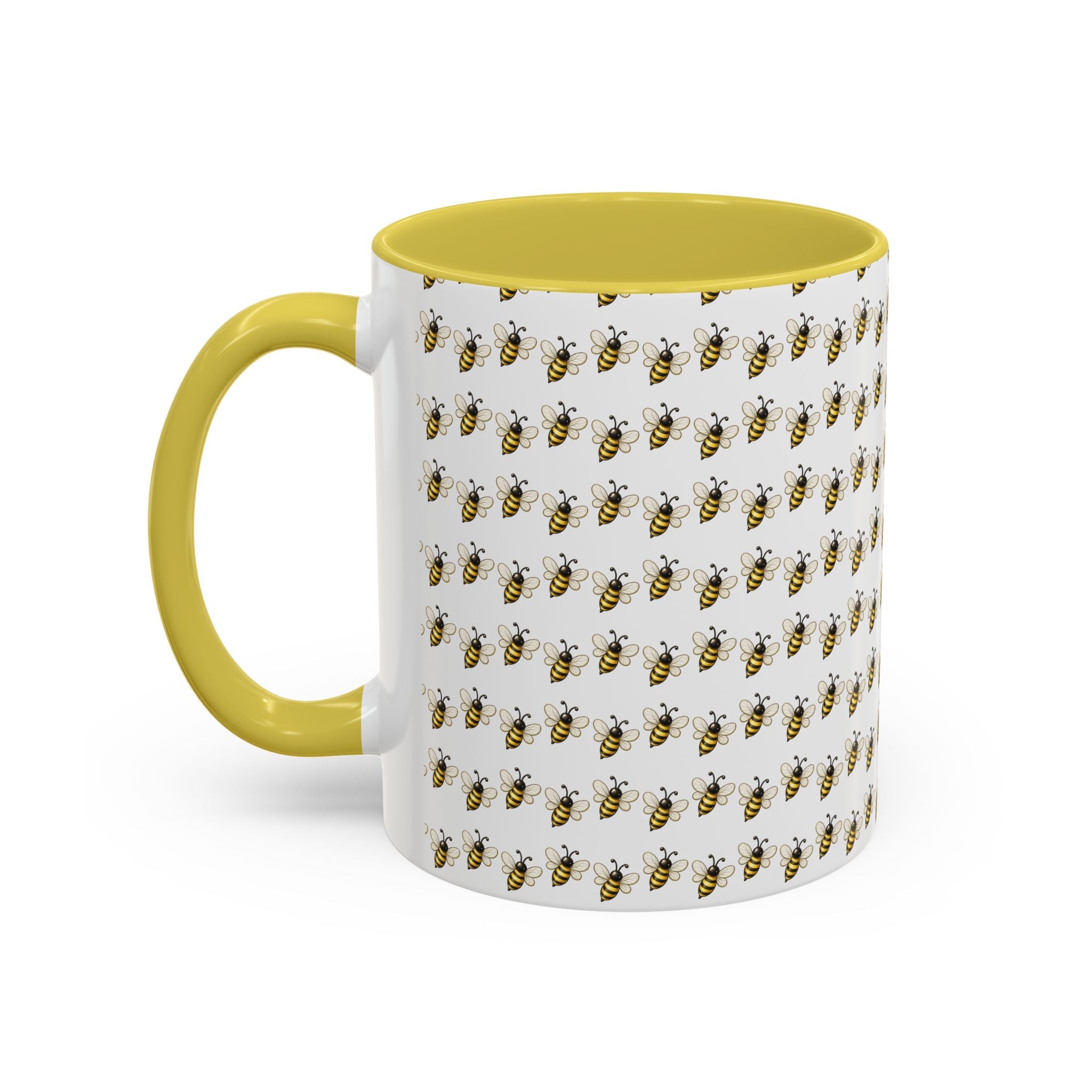 Honey Bee Pattern Mug | Ceramic Coffee Cup