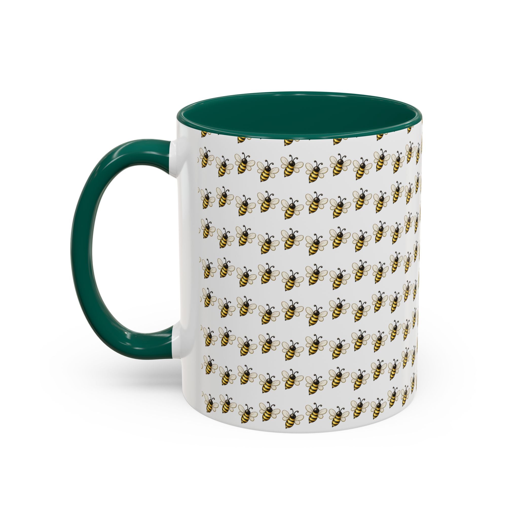 Honey Bee Pattern Mug | Ceramic Coffee Cup