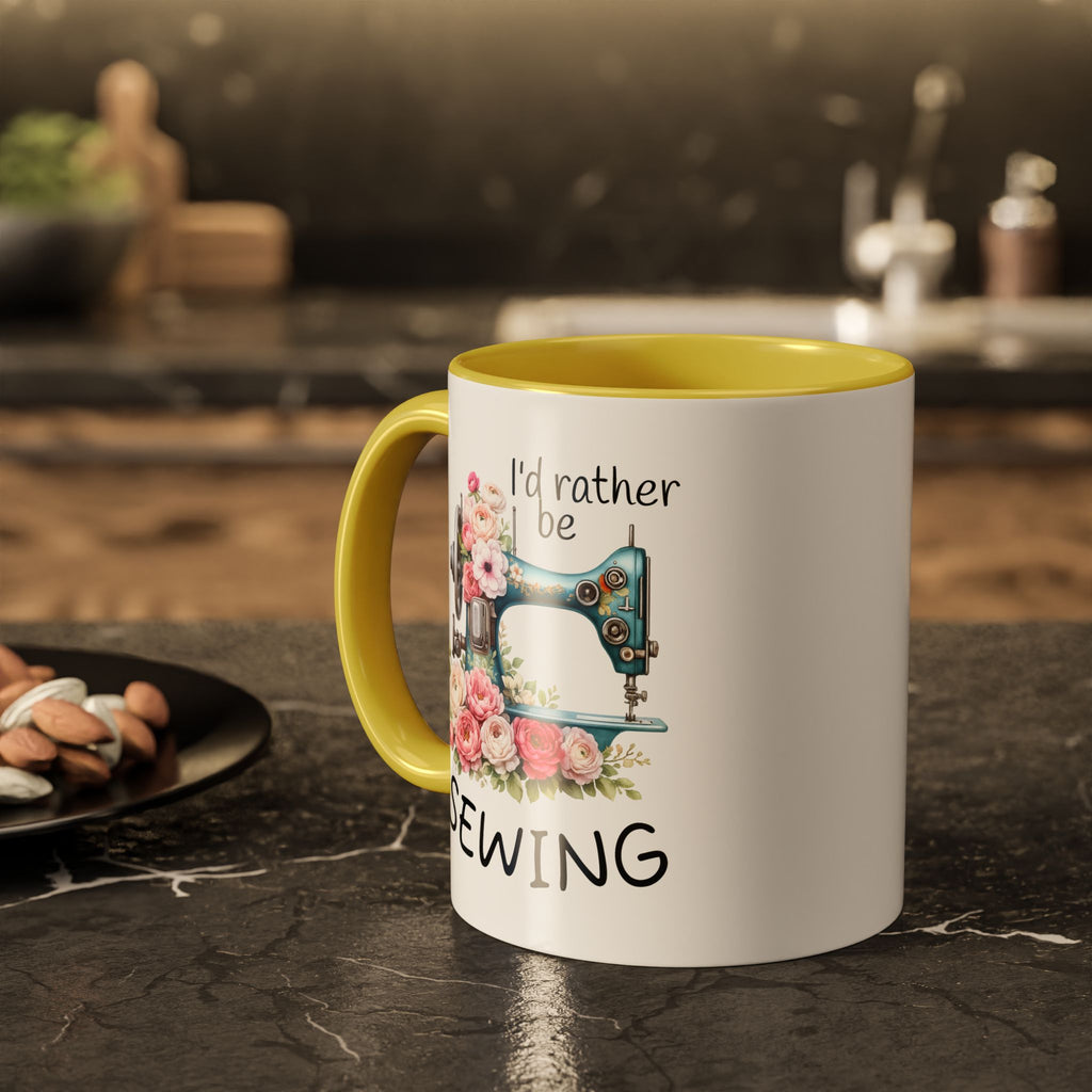 Colorful Camper Van Illustration Mug | Ceramic