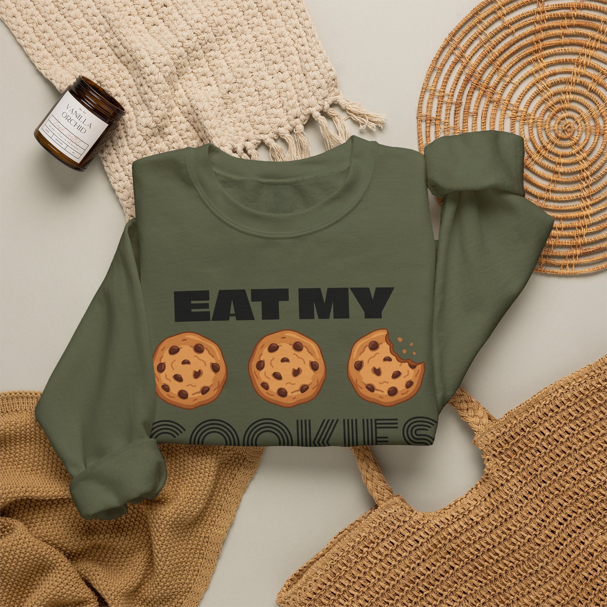 Chocolate Chip Cookies sweatshirt | cookie design