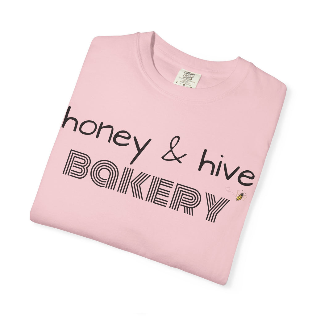 Honey & Hive Bakery T-shirt | Retro Script Logo