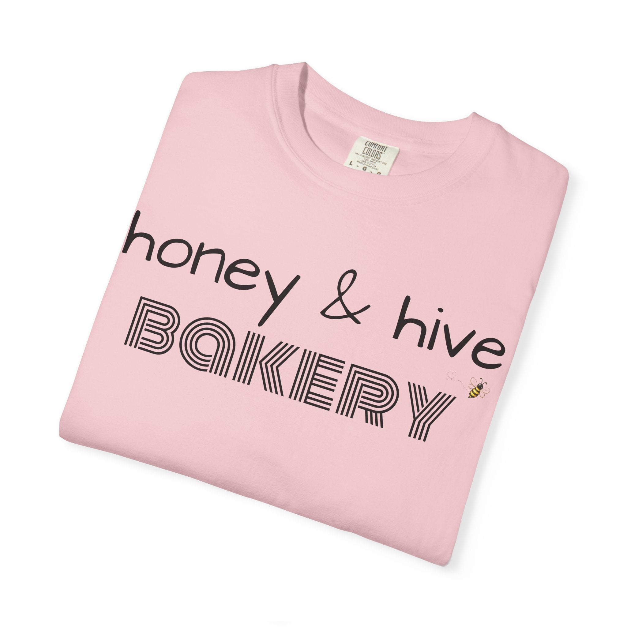 Honey & Hive Bakery T-shirt | Retro Script Logo