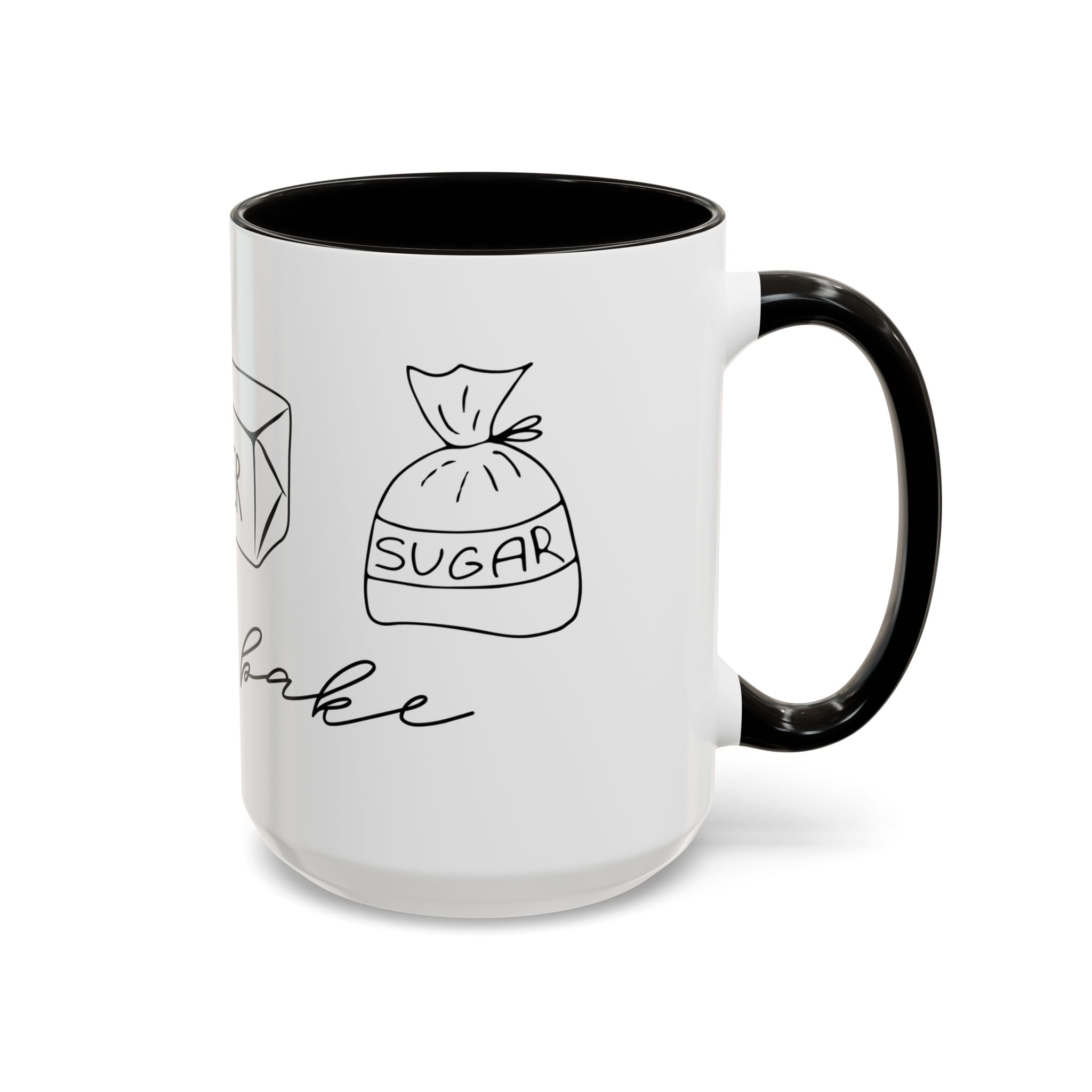 Baking Ingredients Illustration Mug | Ceramic Mug