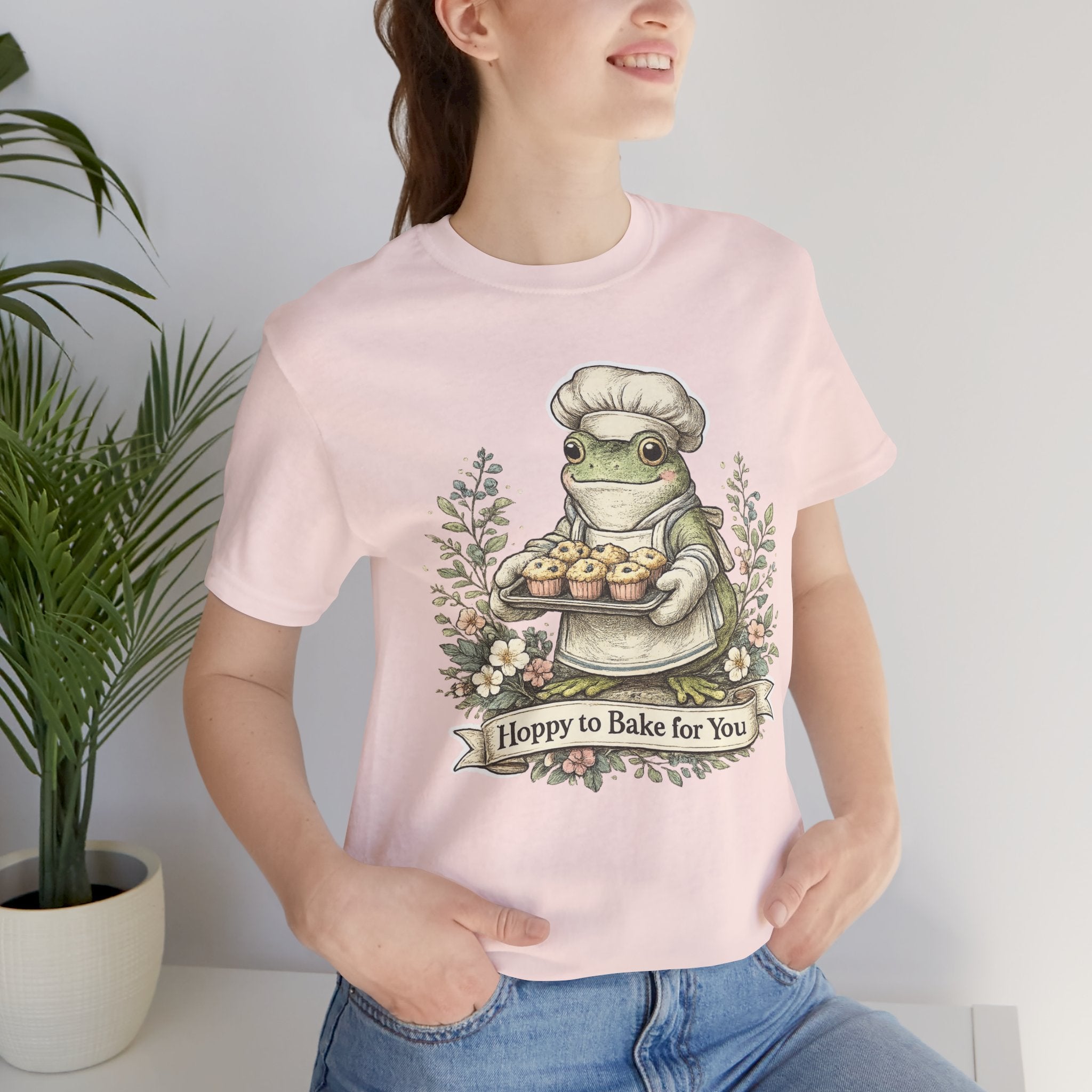Hoppy to Bake for You Tee | Baking Illustration Shirt