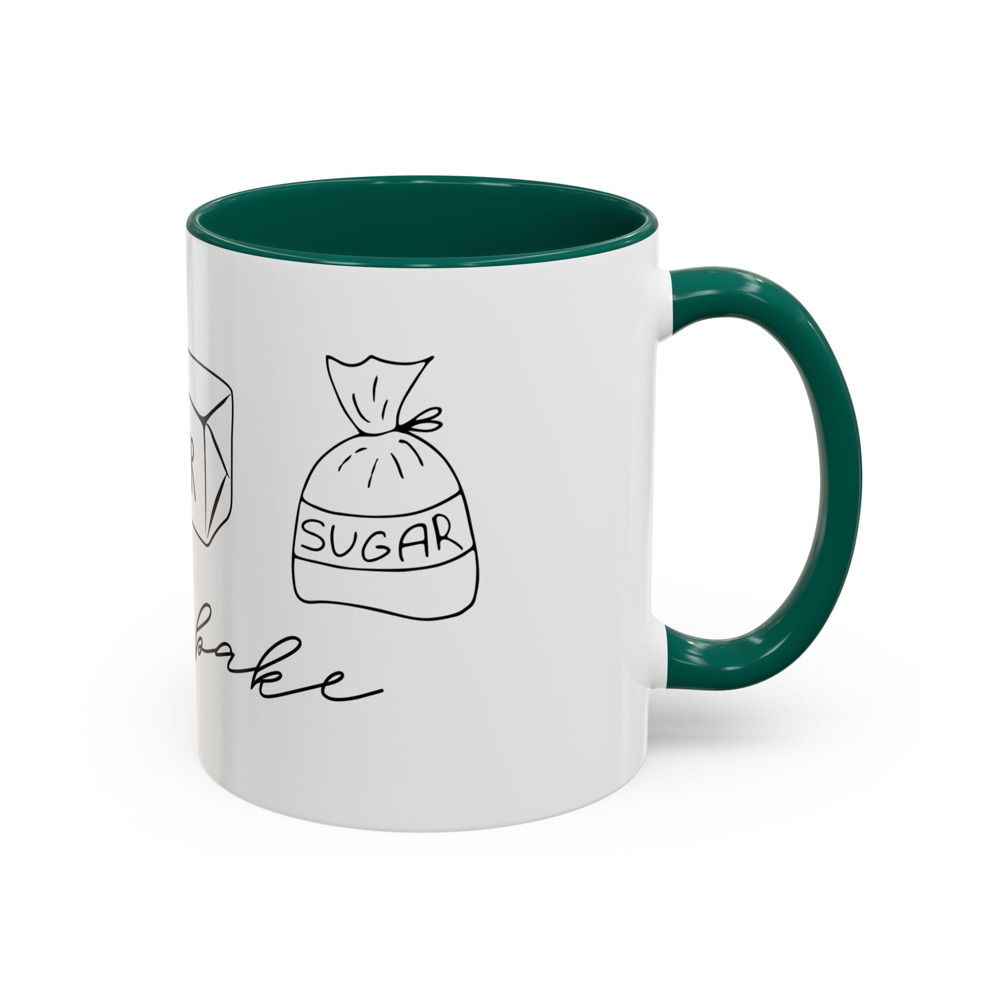 Baking Ingredients Illustration Mug | Ceramic Mug