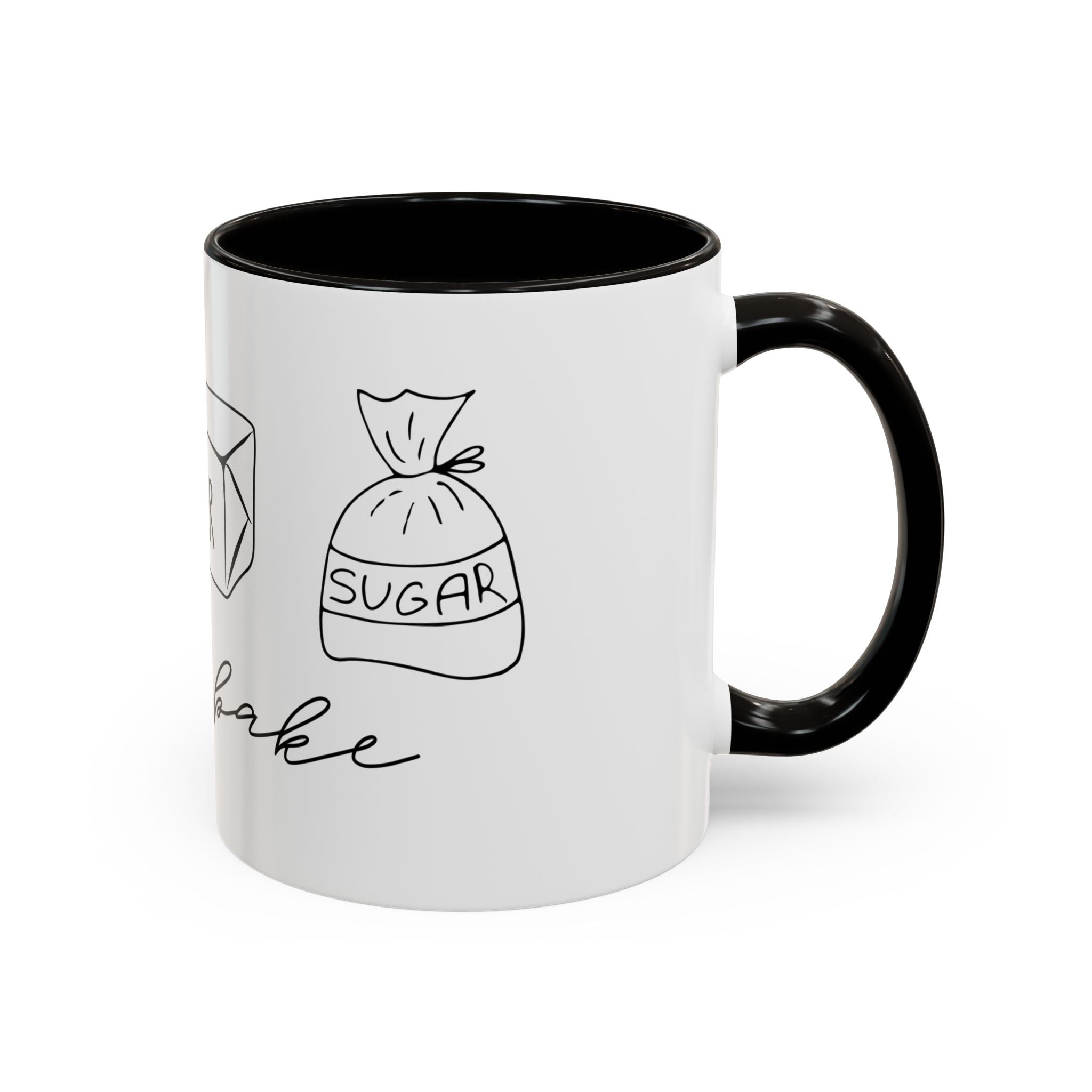 Baking Ingredients Illustration Mug | Ceramic Mug