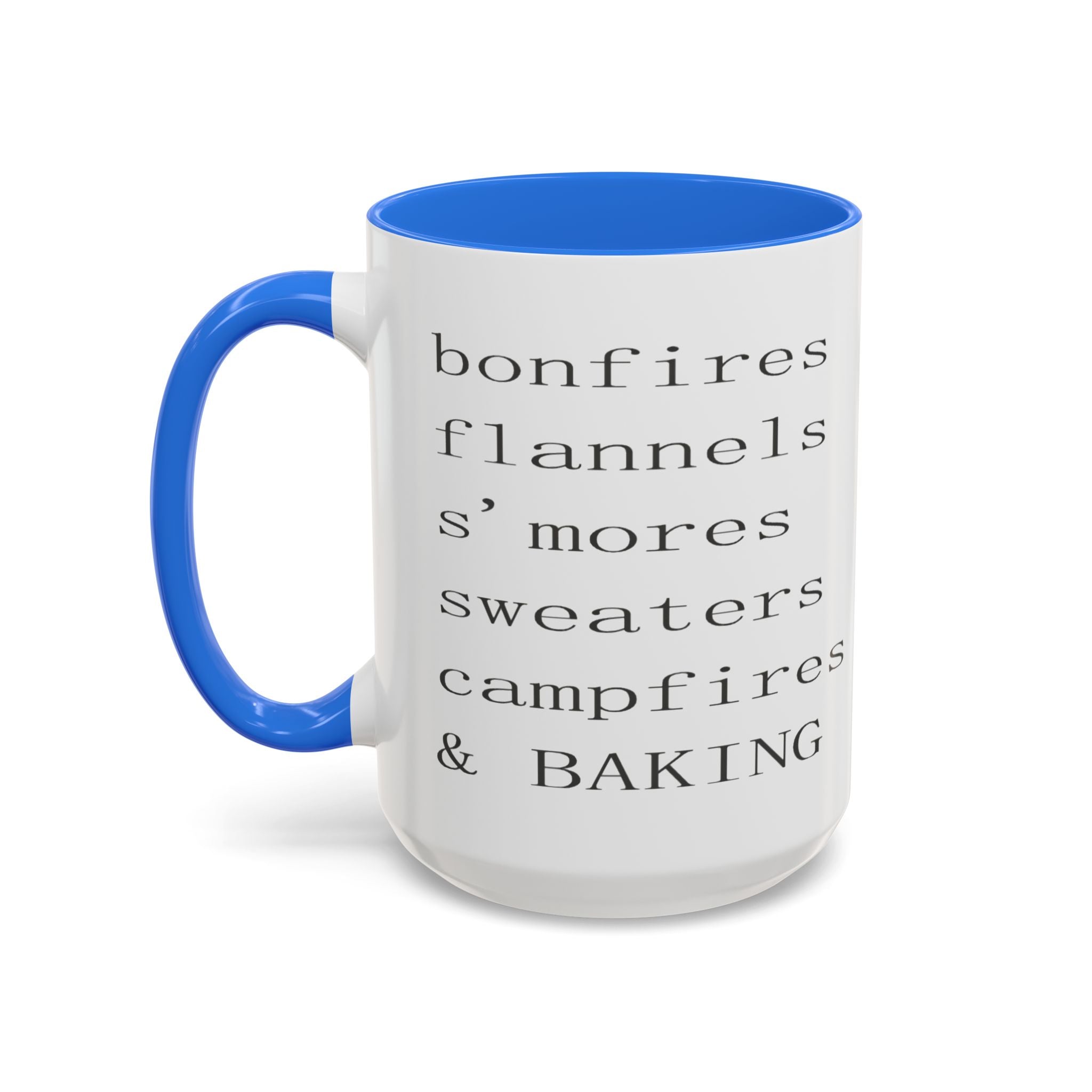 Minimalist Line Text Coffee Mug | Color Accent Mug