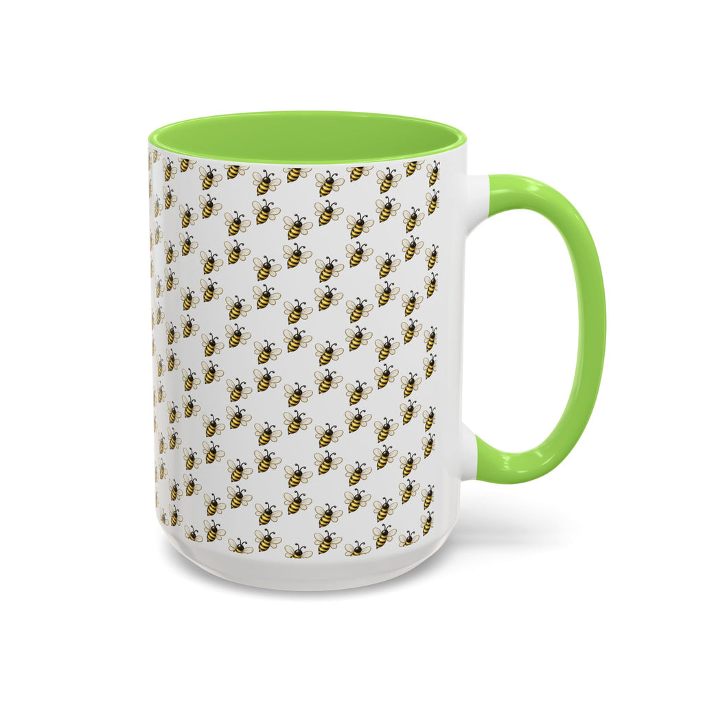 Honey Bee Pattern Mug | Ceramic Coffee Cup