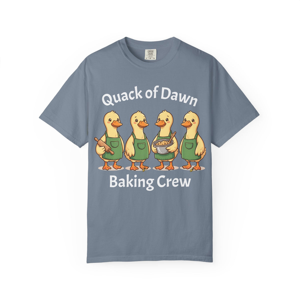 Quack of Dawn Baking Crew T-shirt | Duck Bakers Illustration