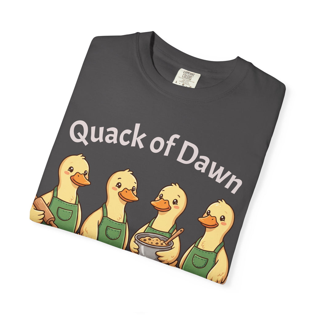 Quack of Dawn Baking Crew T-shirt | Duck Bakers Illustration