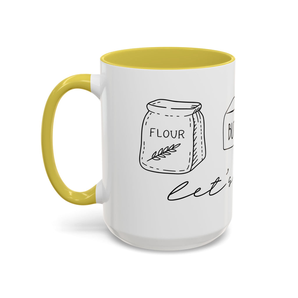 Baking Ingredients Illustration Mug | Ceramic Mug