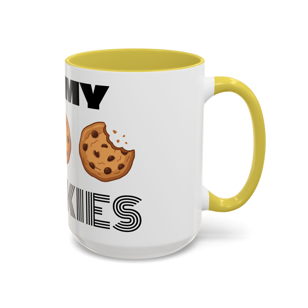 Eat My Cookies Mug | Chocolate Chip Cookie Illustration