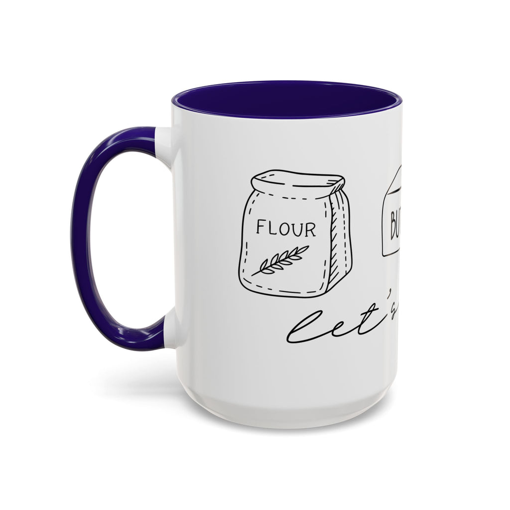 Baking Ingredients Illustration Mug | Ceramic Mug
