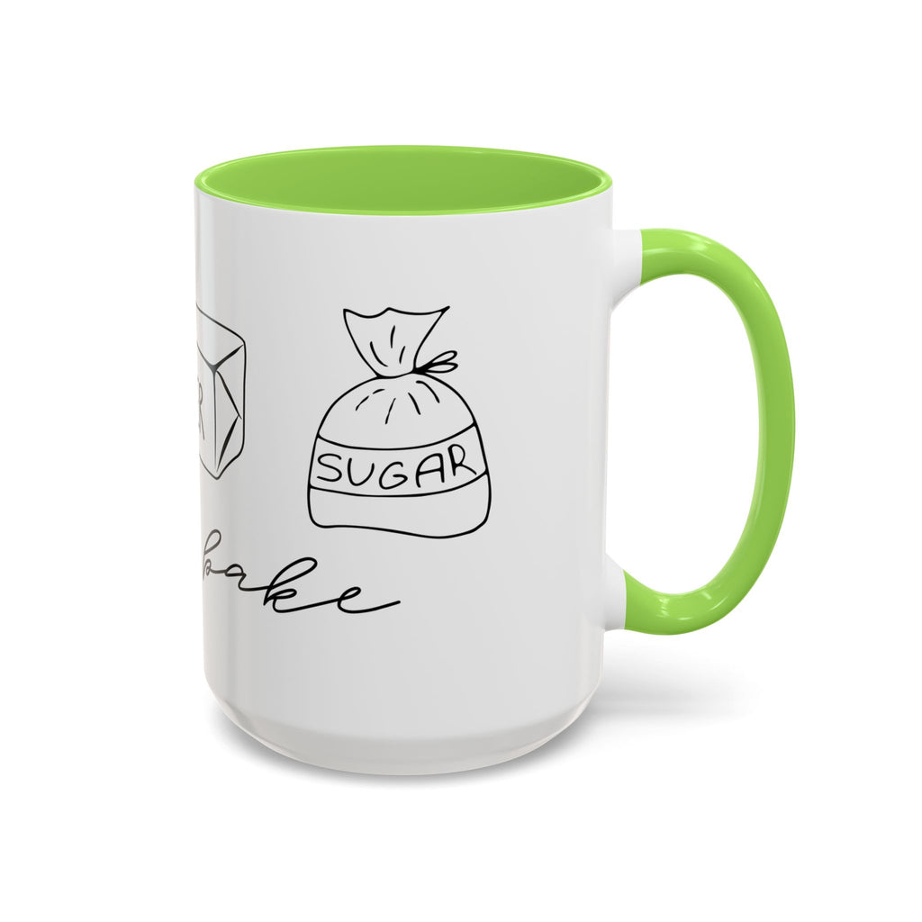 Baking Ingredients Illustration Mug | Ceramic Mug