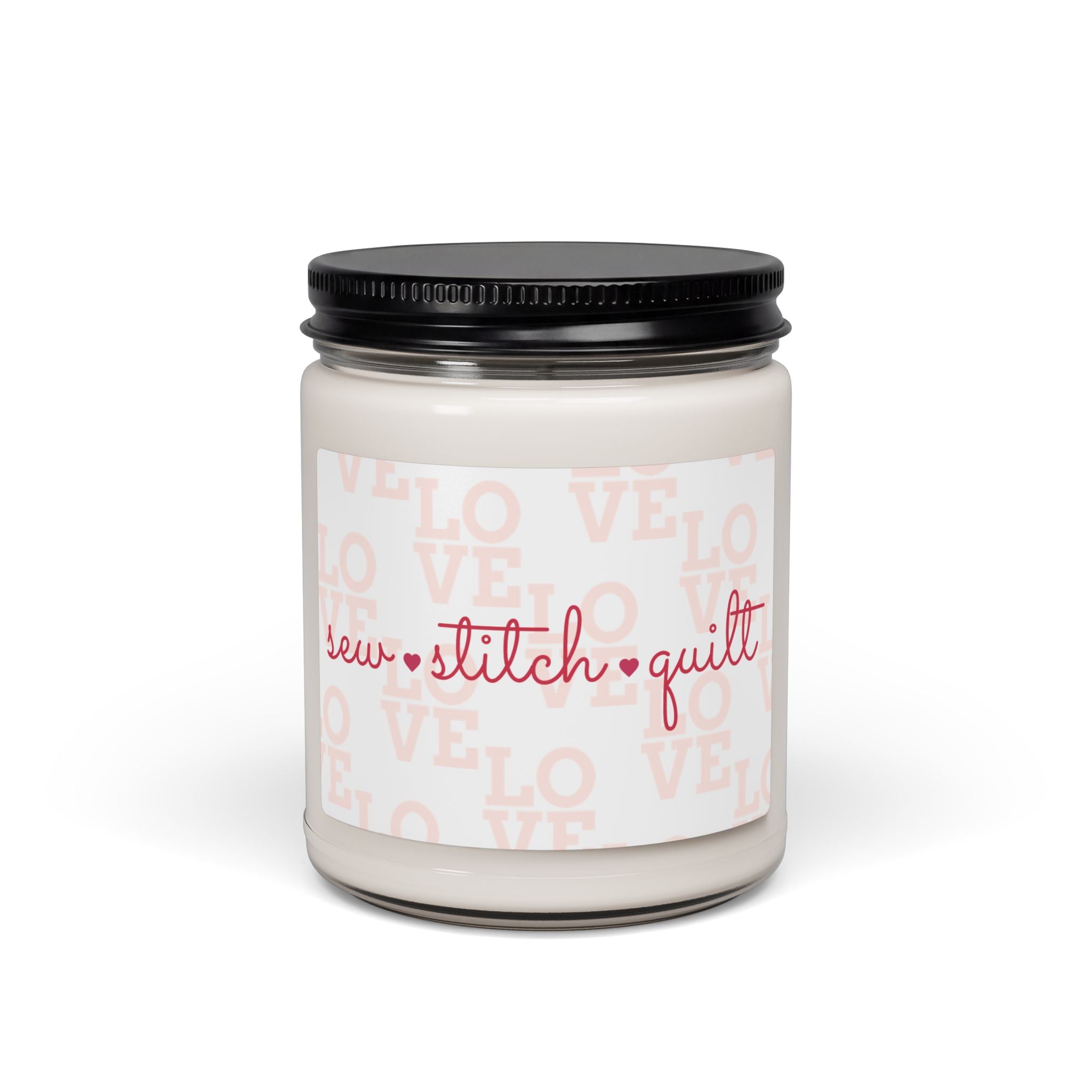 Sew Stitch Quilt Soy Candle — 9oz