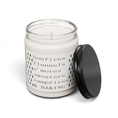 bonfires flannels s'mores sweaters campfires & baking Candle