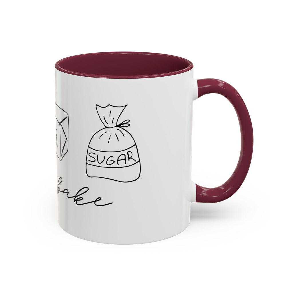 Baking Ingredients Illustration Mug | Ceramic Mug